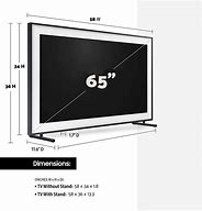 Image result for 65 Diagonal TV Dimensions