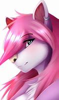 Image result for Pink Anime Wolf Furry