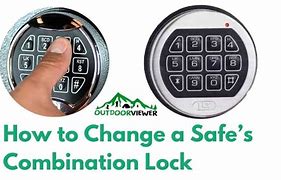 Image result for Change Safe Combination