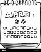 Image result for Free Word Clip Art Black and White April
