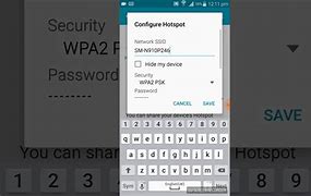 Image result for Samsung Hotspot Password