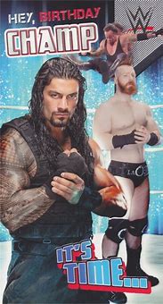 Image result for WWE Birthday Card