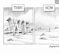 Image result for Then and Now Cartoon