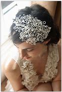Image result for Black Leather Hair Accessories for Wedding