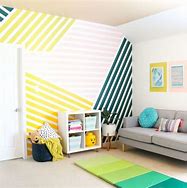 Image result for Bedroom Wall Painting Ideas Stripes