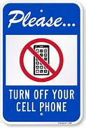 Image result for Turn Off Mobile Phone Signage