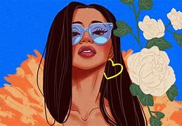 Image result for Cardi B Blood Wallpaper