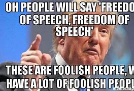 Image result for Denied Free Speech Meme