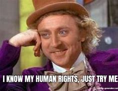 Image result for Know Your Rights Meme