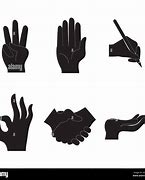 Image result for Hand Sign Silhouette