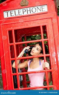 Image result for Woman in Telephone Kiosk