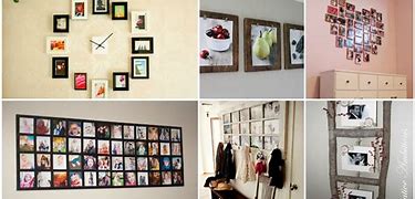 Image result for Creative Ways to Display Photos On Wall