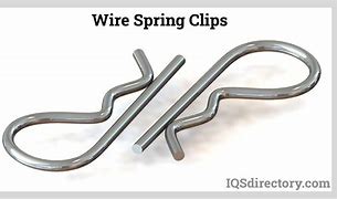 Image result for Wire Spring Clips 20Ga