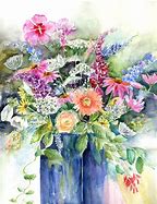 Image result for Wildflower Watercolor Paintings