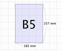 Image result for Size of B5 Paper