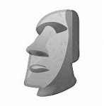 Image result for Moai Emoji Meme