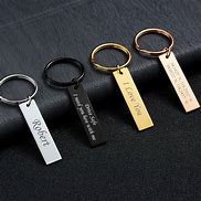 Image result for Stainless Steel Personalized Keychains