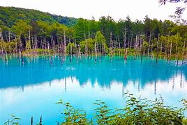 Image result for Mount Tokachi Blue Pond