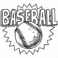 Image result for Kids Baseball Coloring Page