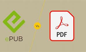 Image result for EPUB vs PDF