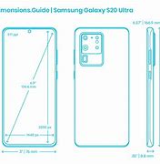 Image result for Samsung Galaxy S20 Ultra Size