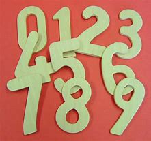 Image result for Wooden Numbers Script Craft