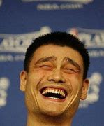 Image result for Yao Ming Laughing Face
