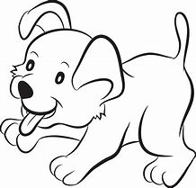 Image result for Active Dog Clip Art Black and White