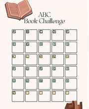 Image result for Book Challenge Template