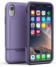 Image result for Purple iPhone XR with a Black Case On