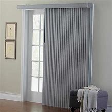 Image result for Vertical Blinds Sliding Glass Doors