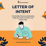 Image result for Letter of Intent