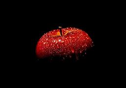 Image result for Red Apple Dark Background