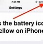 Image result for iPhone Charge Battery Yellow