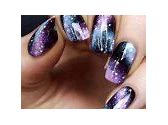 Image result for Pastel Galaxy Nail Art