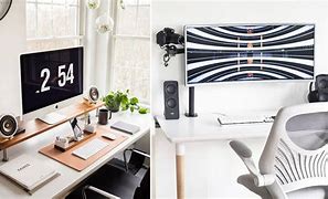 Image result for Clean and Minimal Desk Setup