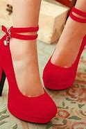Image result for Long Red High Heels