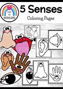 Image result for Five Senses Coloring