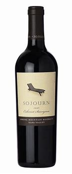 Image result for Sojourn Cabernet Sauvignon Spring Mountain