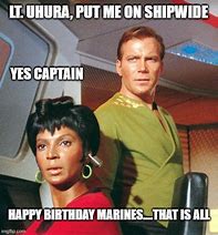 Image result for Captain Kirk Birthday Meme