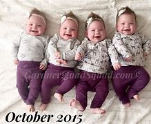 Image result for Cute Identical Quadruplets