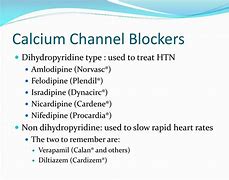 Image result for Calcium Channel Blocker Drugs