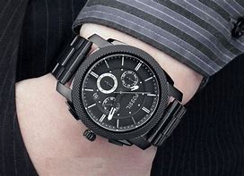 Image result for Fossil Black Chronograph Watch