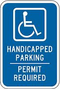 Image result for Handicap Parking Sign for Car