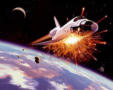 Image result for space debris from collision