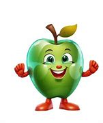 Image result for 5 Apples Cartoon