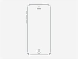 Image result for Black and White iPhone Outline