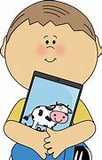 Image result for Student with iPad Clip Art