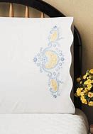 Image result for Stamped Pillowcases to Embroider