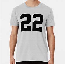 Image result for Red Shirt with the Number 22